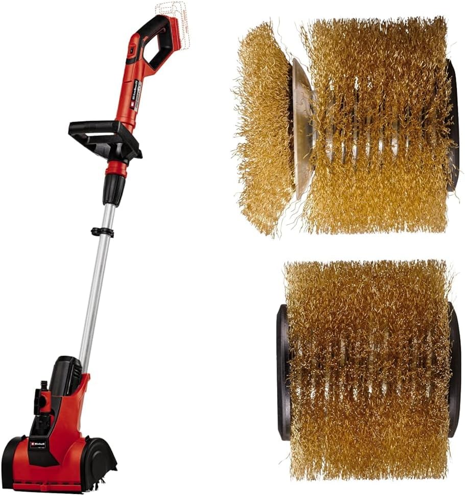 Einhell Akku-Oberflächenbürste PICOBELLA 18/215 Power X-Change (18 V, ohne Akku), multifunktionell, integr. Gartenschlauchanschluss