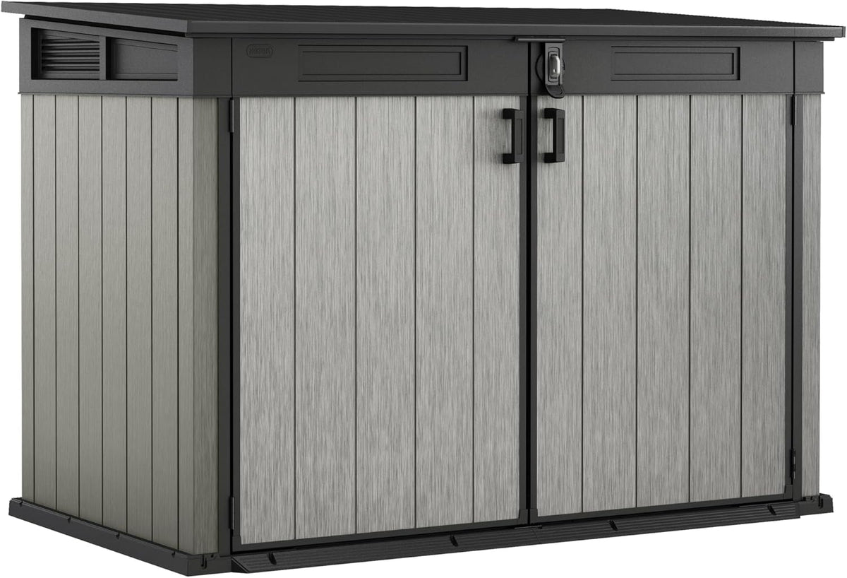 Keter Grande Store Gerätehaus, 190,5 x 109,3 x 132,5 cm, 2020 Liters, Grau/Braun
