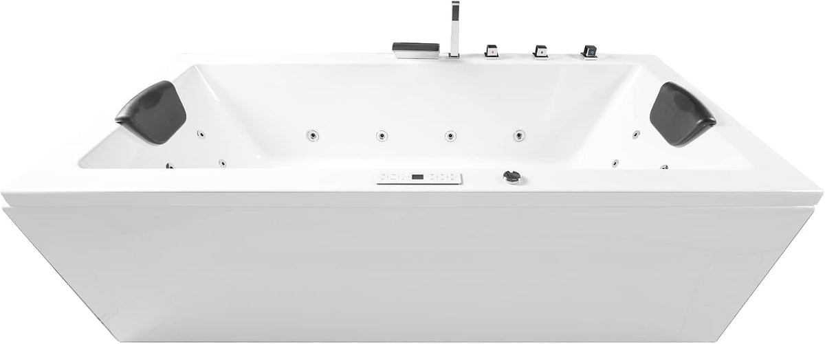 CLASSIC Indoor Whirlpool Badewanne Naxos (180 x 80 cm)