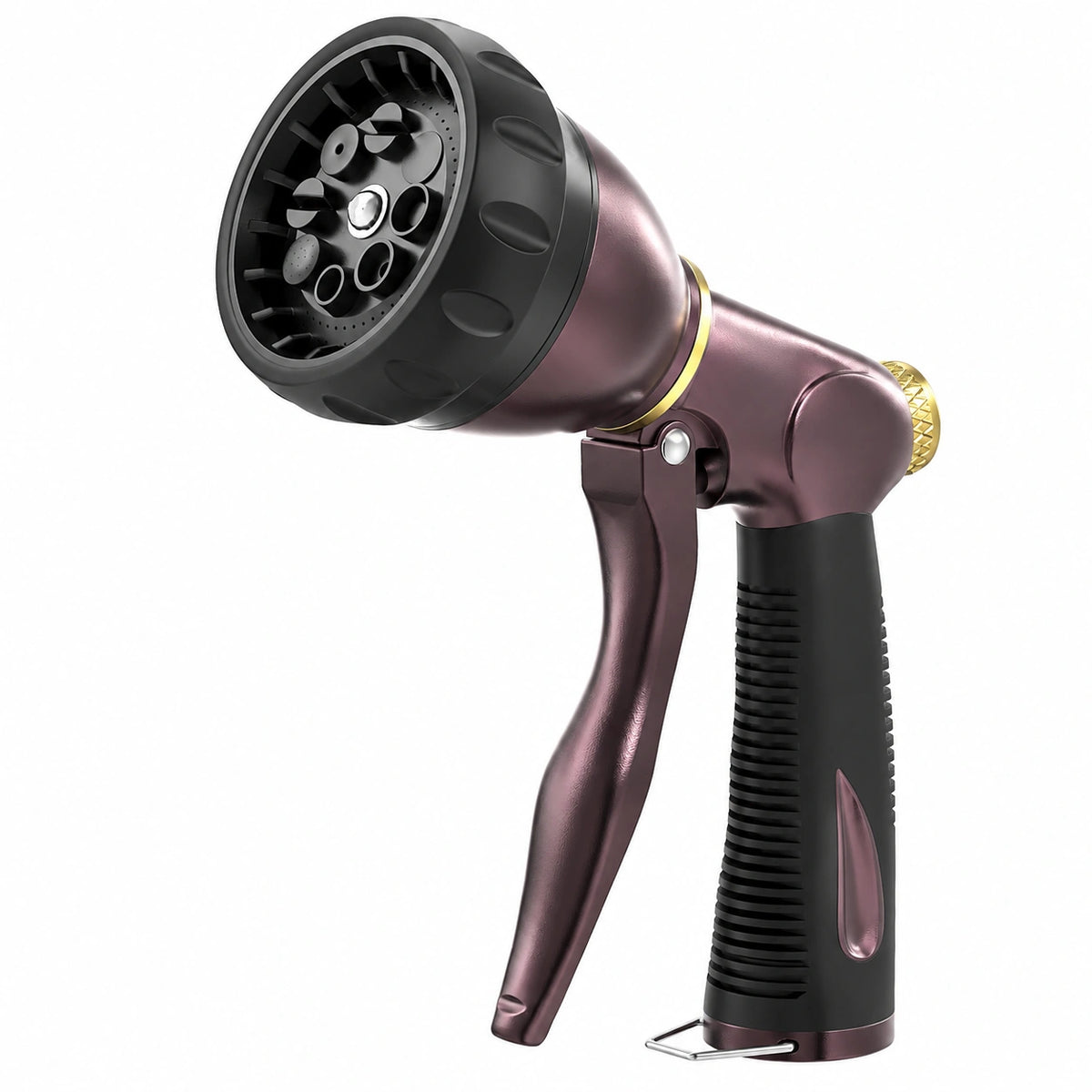 Gartenspritzpistole 20 cm Kunststoff Schwarz Violett Mehrstrahl für Bewässerung