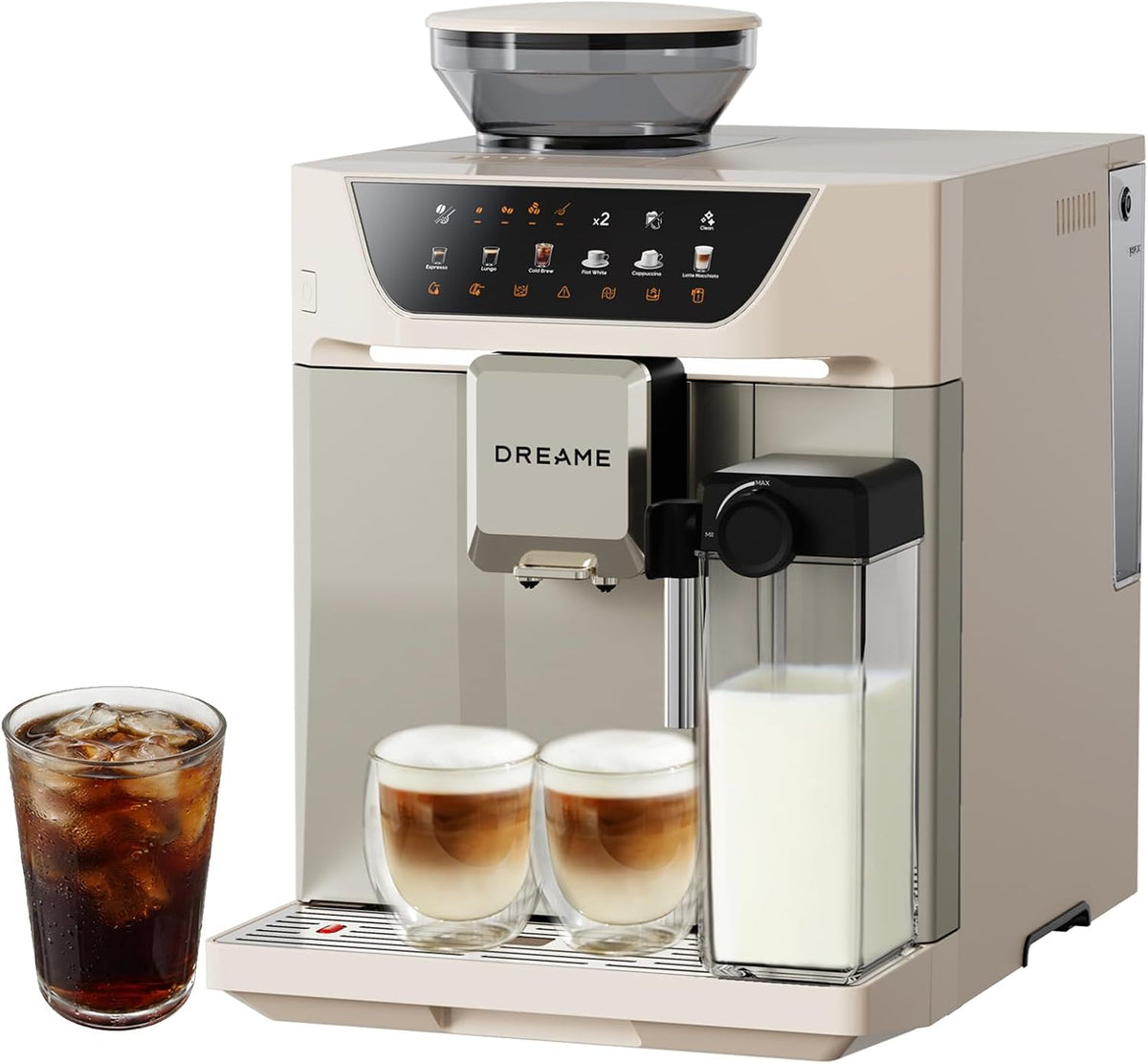 dreame Ecceluxe Master Kaffeevollautomat, Cold Brew auf Knopfdruck