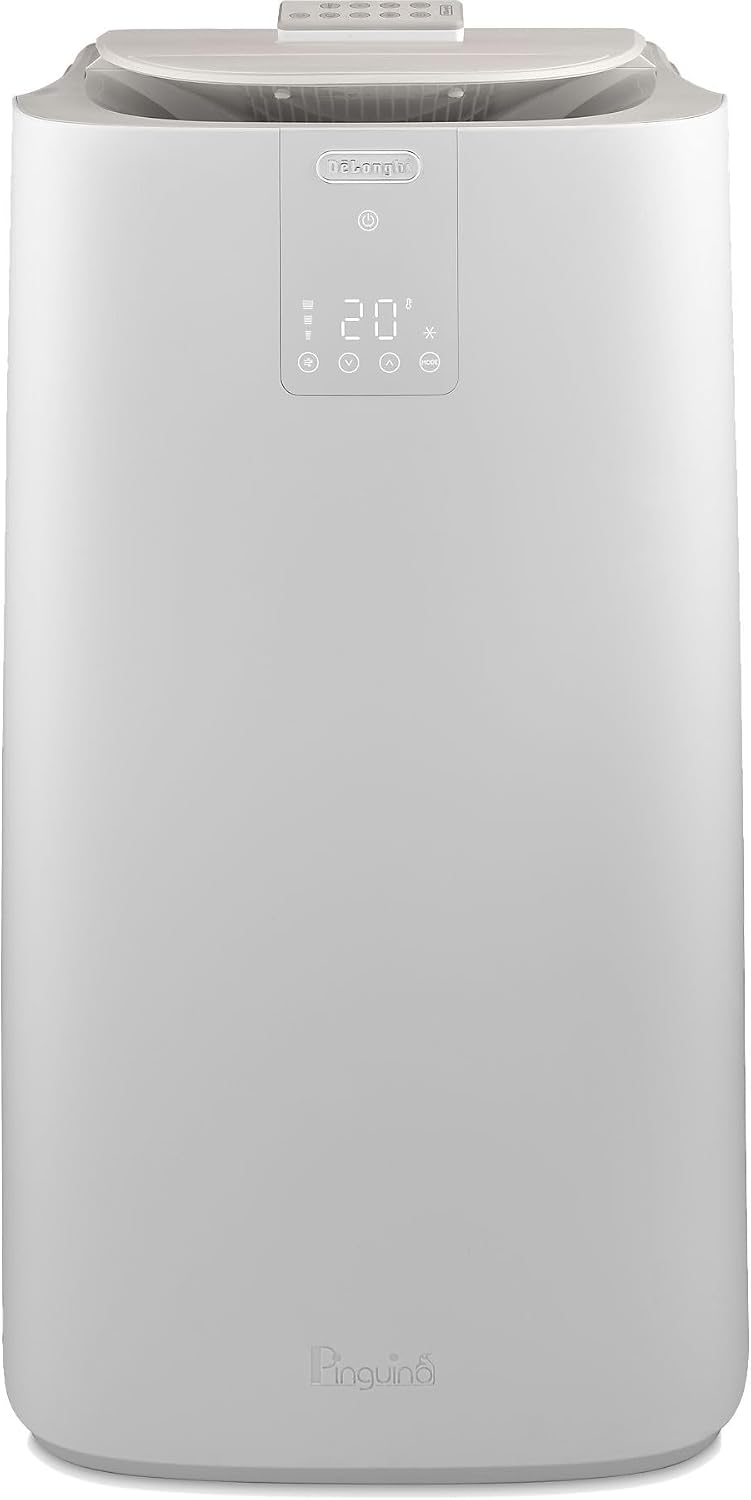 De'Longhi Pinguino GentleJet PAC AP98 mobile Klimaanlage, R290, 11.500 BTU/h, 2.7kW, für Räume bis zu 100m³, Klimagerät, leise & tragbar, Entfeuchter