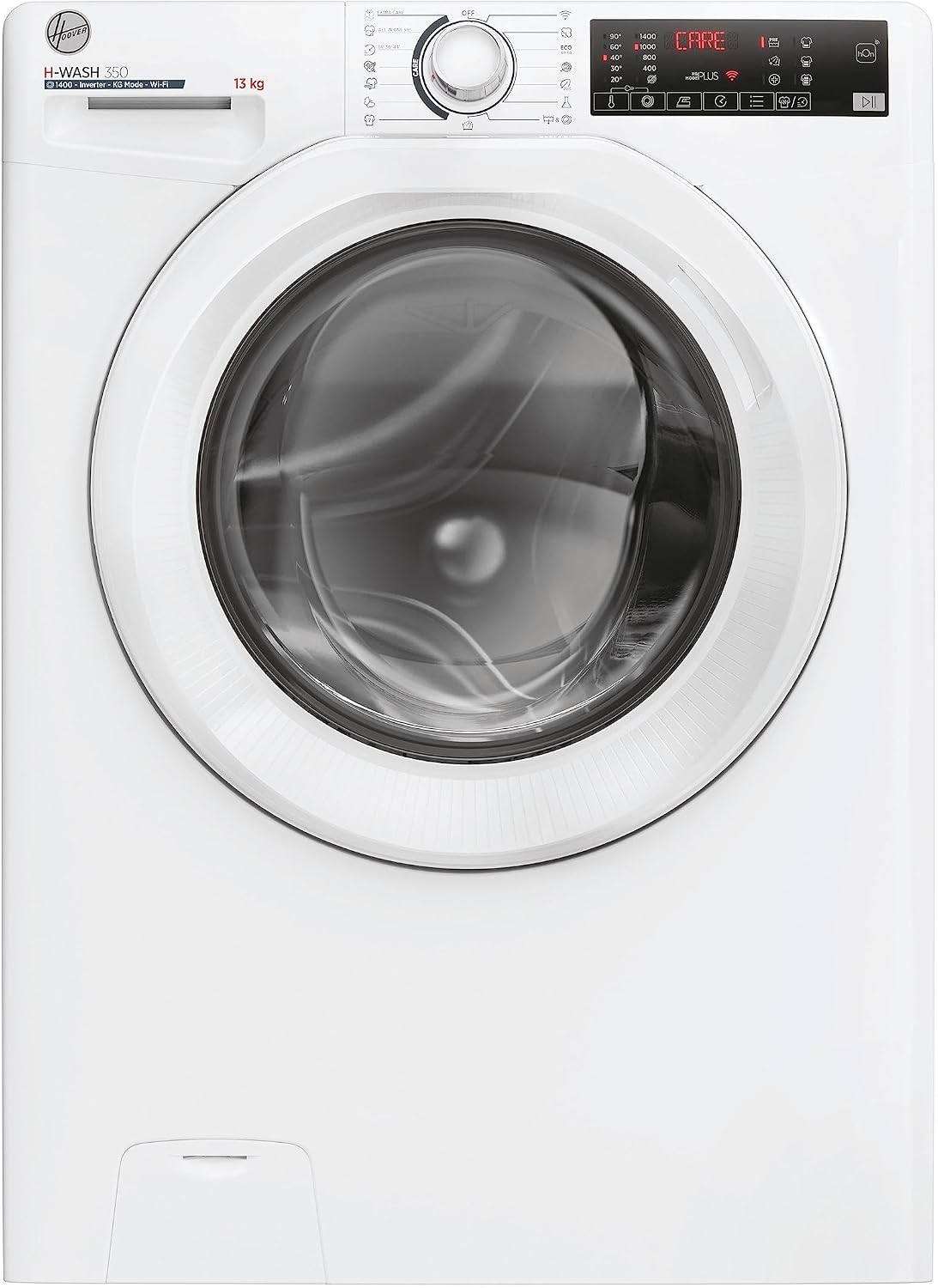 Hoover H-WASH 300 H3WP 4134TAM/1-S Waschmaschine/Energieeffizienzklasse A/Füllmenge 13 kg/Smarte Bedienung mit NFC-Technologie/BPM