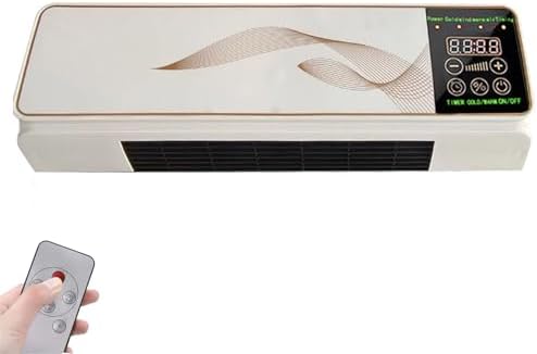 Klimaanlage Mini Split Klimaanlage, 2-in-1 Kühlheizung, Super leise für Schlafzimmer Büro, Tragbare Wand-AC-Einheit, Fernbedienung, Energieeffizient