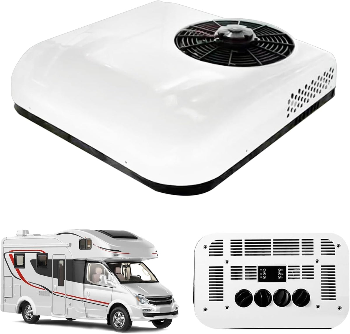Ultradünne Inverter Roof Klimaanlage Für Wohnmobil for Motorhome, Trucks and Vans (Nur Kühlung, 12V), Caravan, Camping