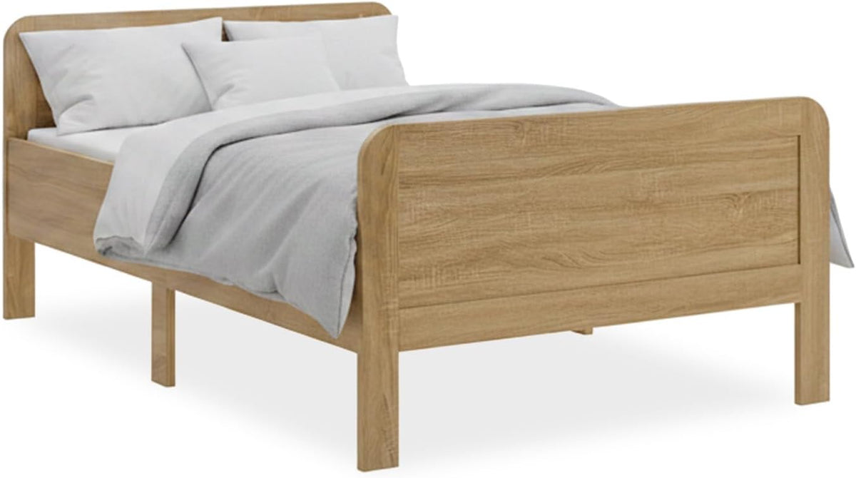 Homestyle4u Komfortbett Bett Senioren 140x200 Natur Holz