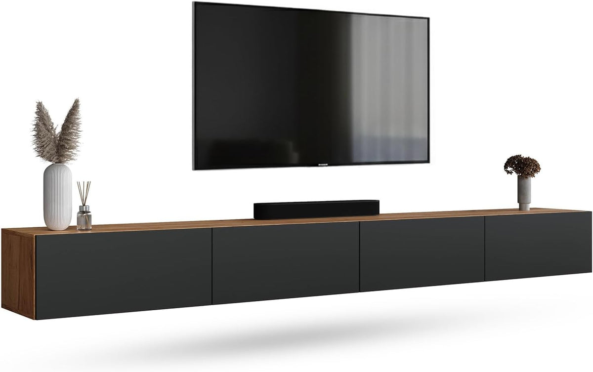 Planetmöbel West TV-Schrank, Fernsehtisch 280 cm lang, TV-Board