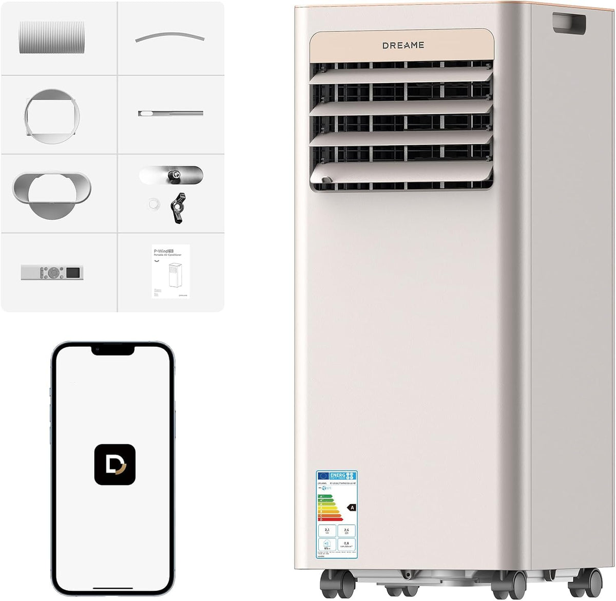 DREAME P-Wind10 7000 BTU mobile 3-in-1 Klimaanlage