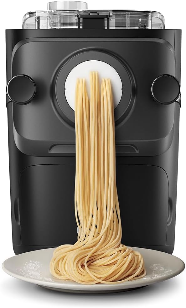 Philips PastaMaker 7000 Serie, Schwarz, 8 Pastasorten, Automatisches Wiegen