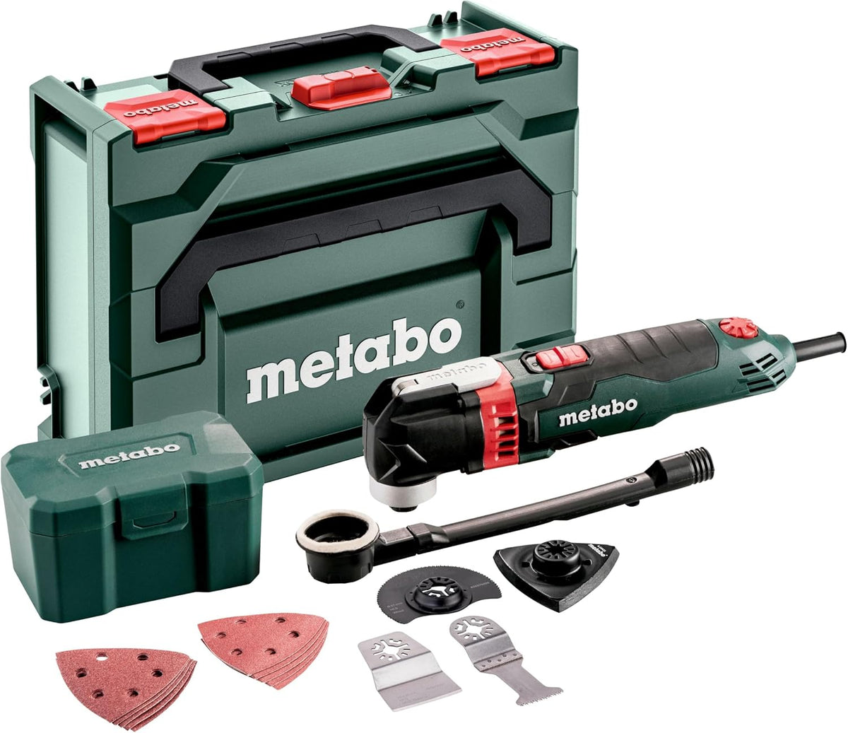 metabo Multitool MT 400 Quick Set, 400 W Oszillierer zum Sägen & Schleifen