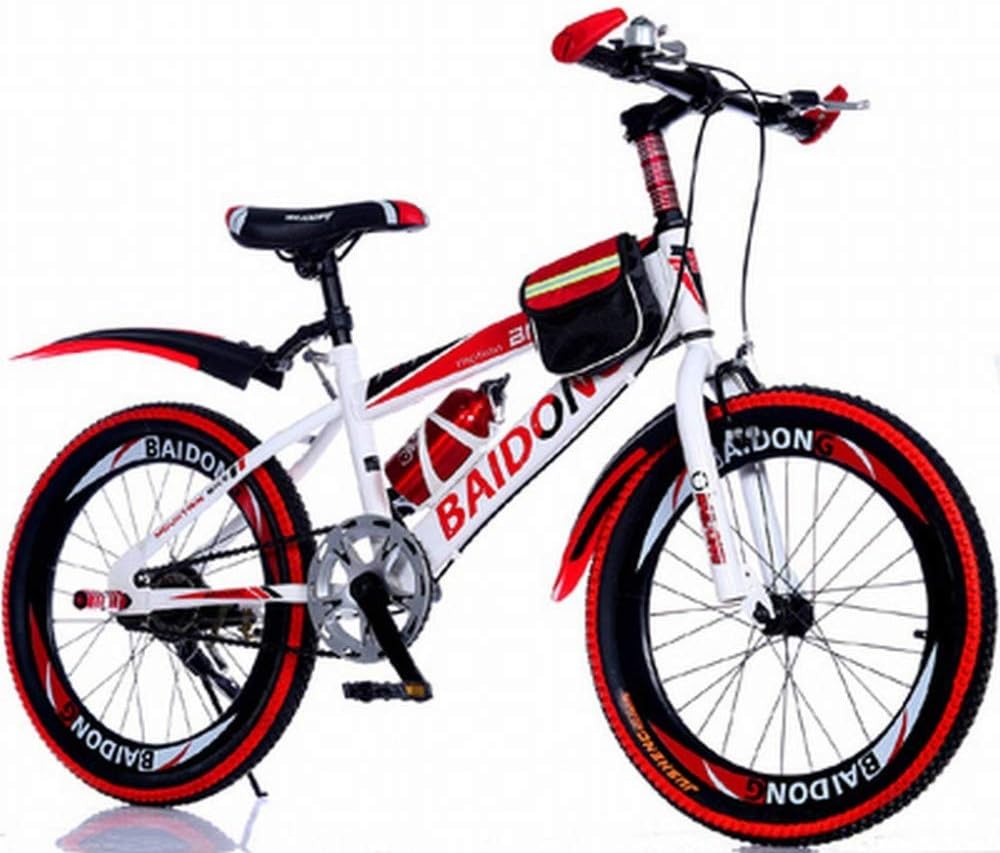 MU Berg Off-Road-Fahrrad Erwachsene Männer Und Frauen Mit Variabler Geschwindigkeit 20/22/24/26 Scheibenbremse Renn Studierenden Jugend, rot,24 Inches