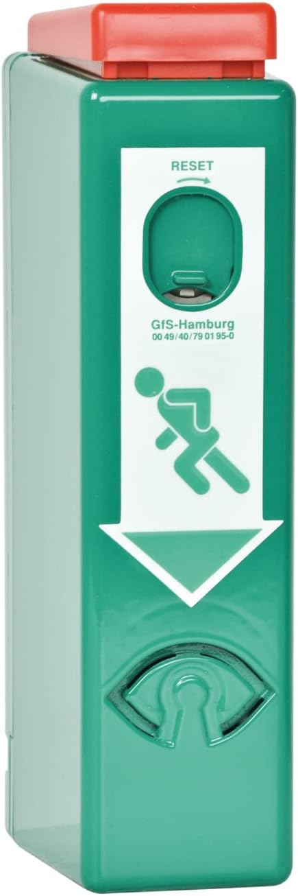 gfs Türmelder HI 990 100 PHZ grün lackiert mit 2 Schlüsseln 9V Batterie
