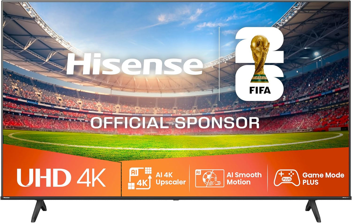 Hisense 43E6NT 108cm (43 Zoll) Fernseher, 60Hz, Triple Tuner DVB-C/S/S2/T/T2, 4K UHD Smart TV, Precision Colour, HDR, Dolby Vision, WiFi, HDMI 2.1