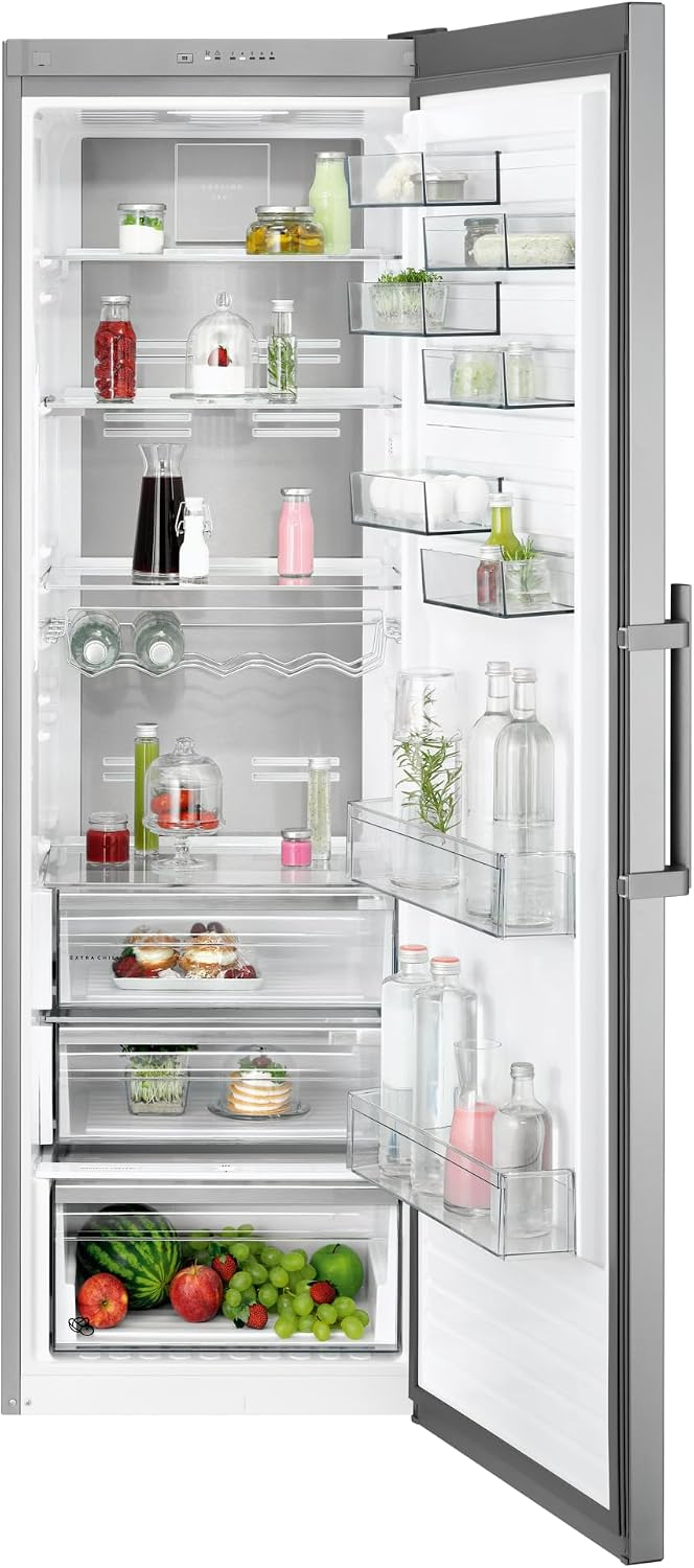 AEG 8000 Freistehender Kühlschrank ORK8M391DX, 389L, 1860mm, 360° Cooling, LED-Beleuchtung, Inverter Kompressor, CustomFlex Türfächer