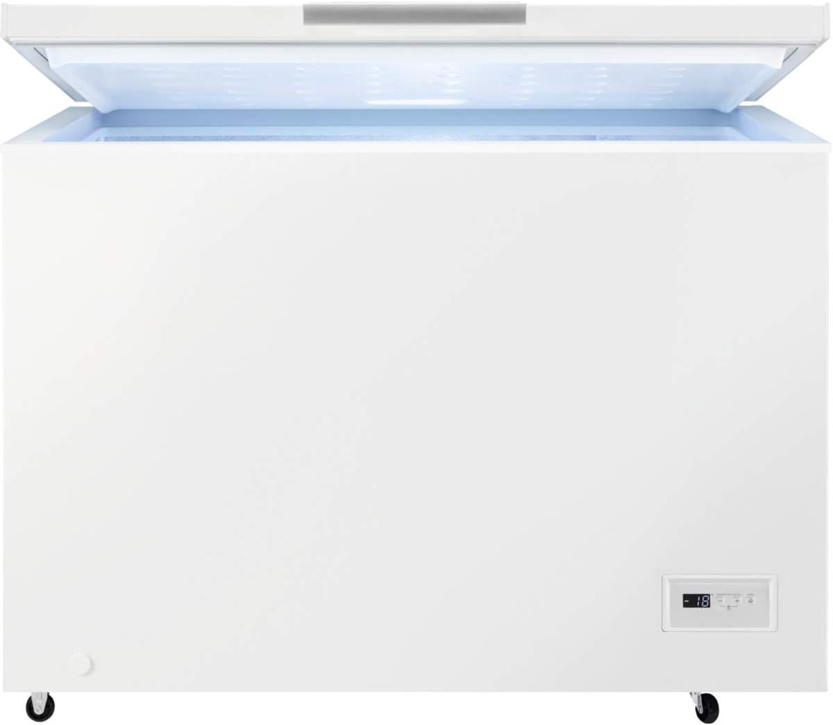 Zanussi ZCAN31FW1 Gefriertruhe, Fassungsvermögen 308 Liter, 3 Körbe, Inverter-Kompressor, schnelles Einfrieren, LCD-Display, weiß