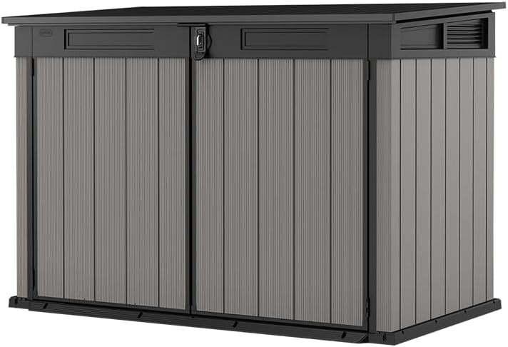Keterbox Premier Jumbo, passend für 3X 240l oder 2X 360l Mülltonnen, 2020l Fassungsvermögen, Außenmaße (BxHxT): 190,5 x 132 x 109 cm, wetterfest