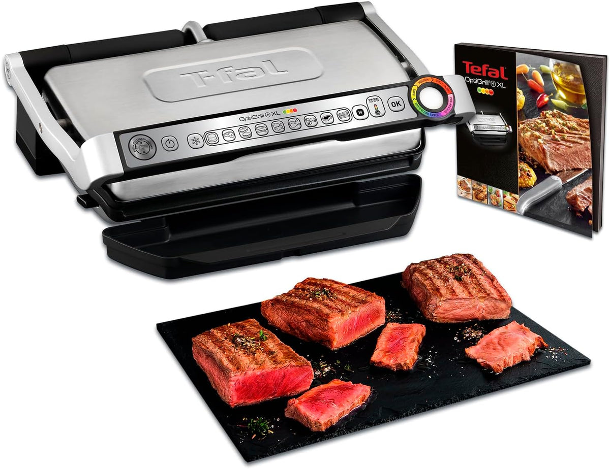 Tefal OptiGrill+ XL Kontaktgrill, 9 Programme, manueller Modus