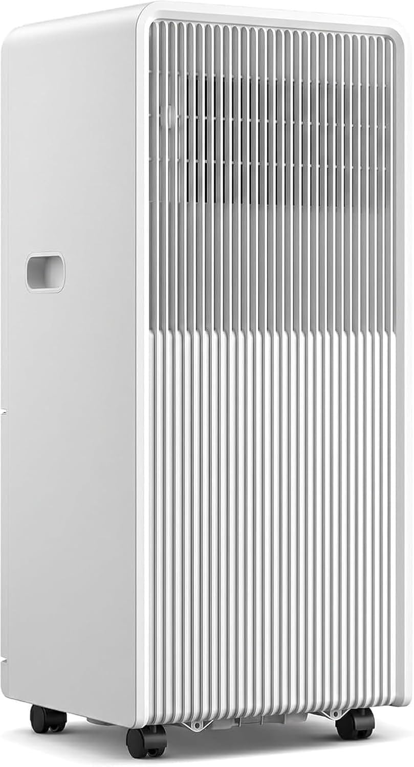 Mobiles Klimagerät 12000 BTU für Räume bis 32 m², 3-in-1 Kühler Ventilator und Luftentfeuchter mit Fernbedienung, 24-Stunden-Timer, 11000 Btu