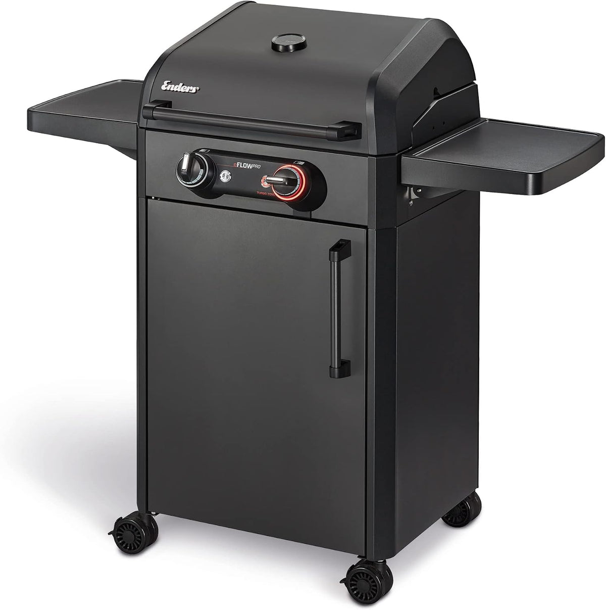 Enders Elektrogrill eFLOW PRO 2 TURBO SHADOW, TURBO ZONE für heiße Temperaturen, Gussrost SWITCH GRID, SIMPLE CLEAN Reinigungssystem