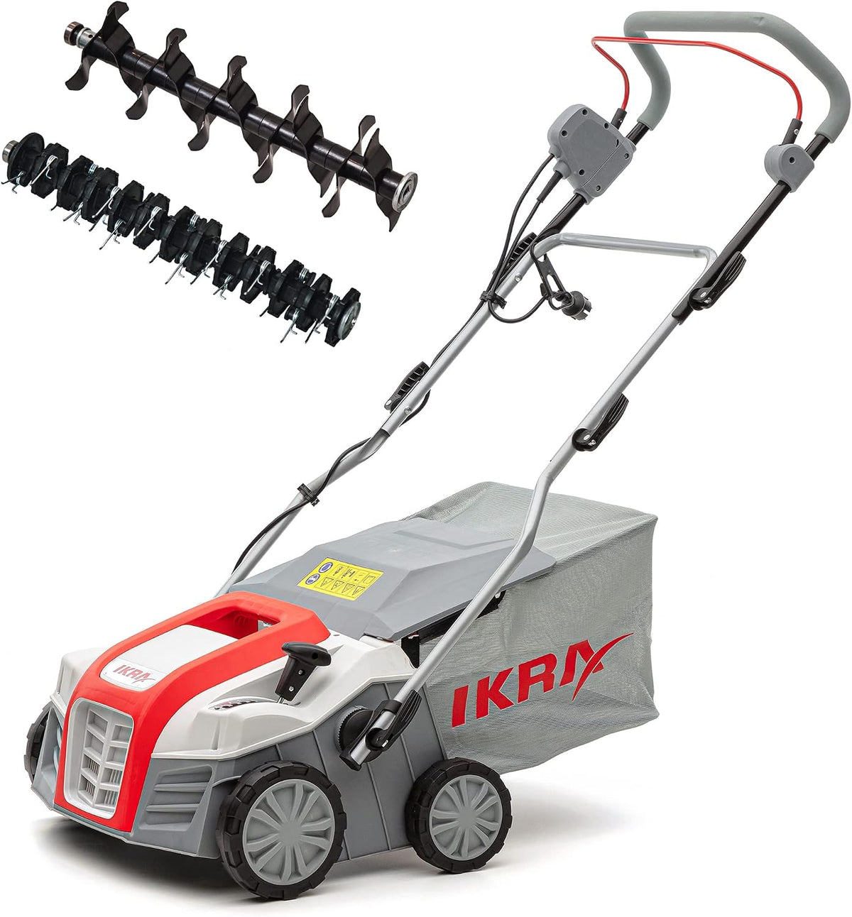 IKRA Elektro Vertikutierer Rasenlüfter IEVL 2000, Arbeitsbreite 40cm, 2000W